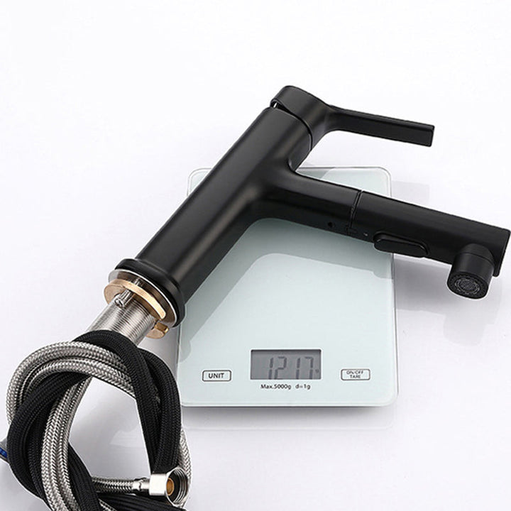 Kalsten | Round Vessel Sink Bathroom Faucet Simple Style Faucet with Brass Material