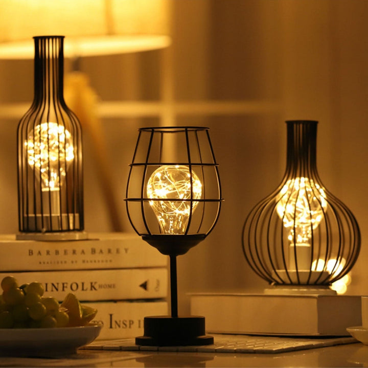 Modern Black Table Lamp with Fabric Shade 45cm | Kalsten