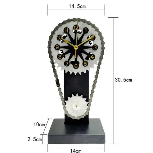 Kalsten | Watch chain with movement - Silent rotating table clock