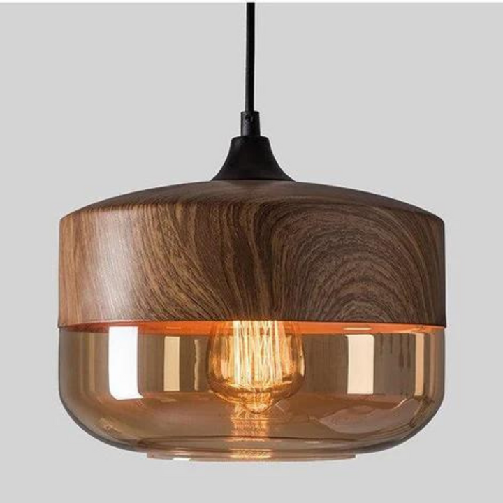 Stylish Scandinavian Wooden Ceiling Lamp - NordLuna | Kalsten