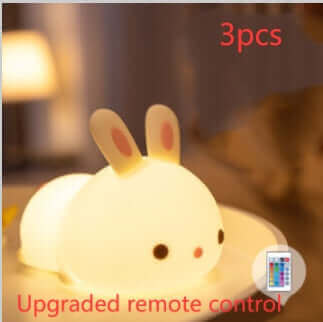 New Year'S Gift Rabbit Silicone Lamp Pat Feeding Creative Night Light Children'S Toys | Kalsten