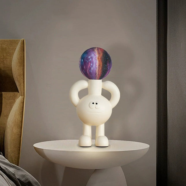 Playful Table Lamp with Glass Ball - Glombra | Kalsten