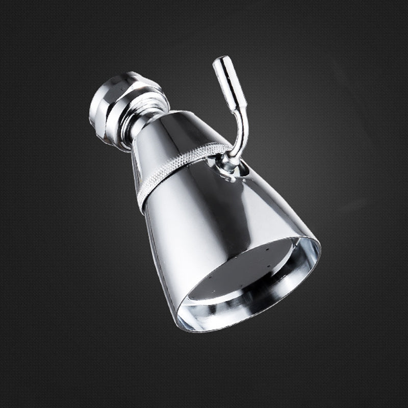 Kalsten | Round shower head made of stainless steel in silver wall-mounted shower head