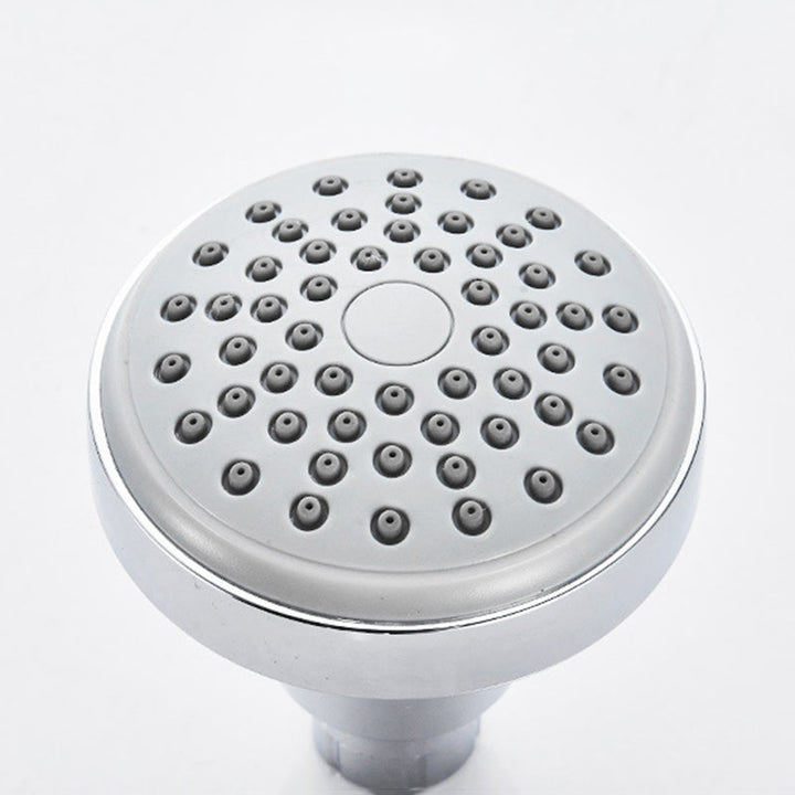 Kalsten | Round shower head made of stainless steel in silver wall-mounted shower head