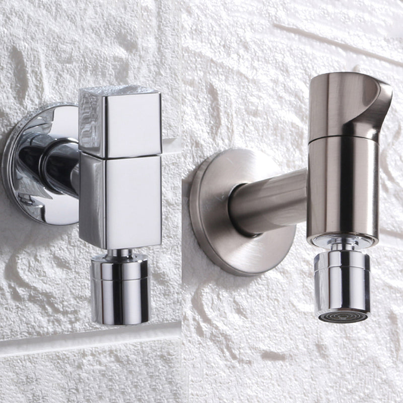 Kalsten | Contemporary Wall-Mounted Bathroom Faucet Knob Handle Solid Brass Round Faucet