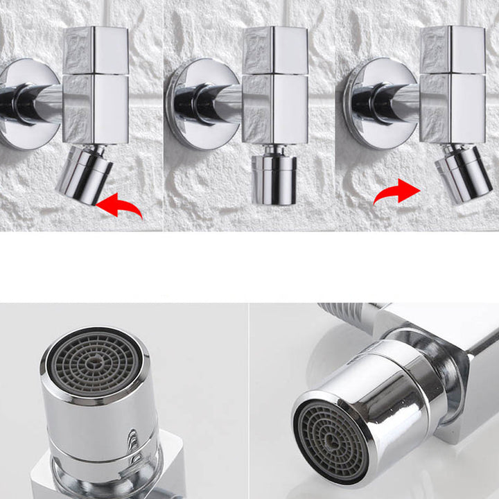 Kalsten | Contemporary Wall-Mounted Bathroom Faucet Knob Handle Solid Brass Round Faucet
