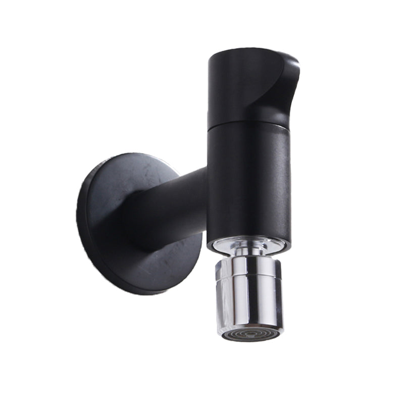 Kalsten | Contemporary Wall-Mounted Bathroom Faucet Knob Handle Solid Brass Round Faucet