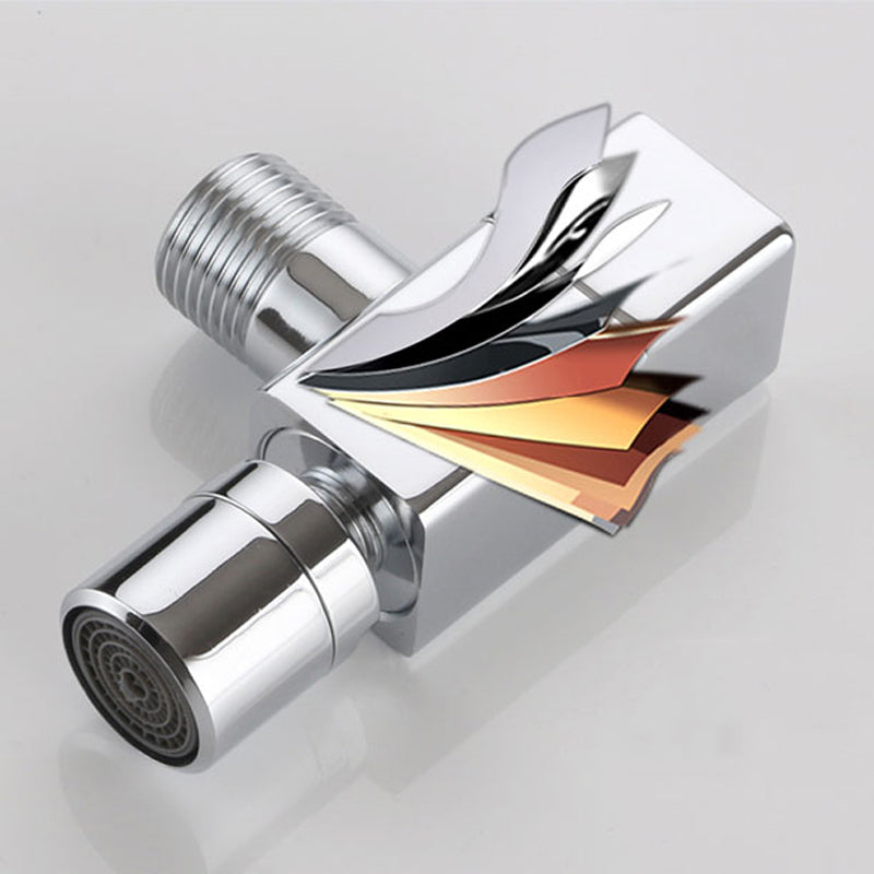 Kalsten | Contemporary Wall-Mounted Bathroom Faucet Knob Handle Solid Brass Round Faucet