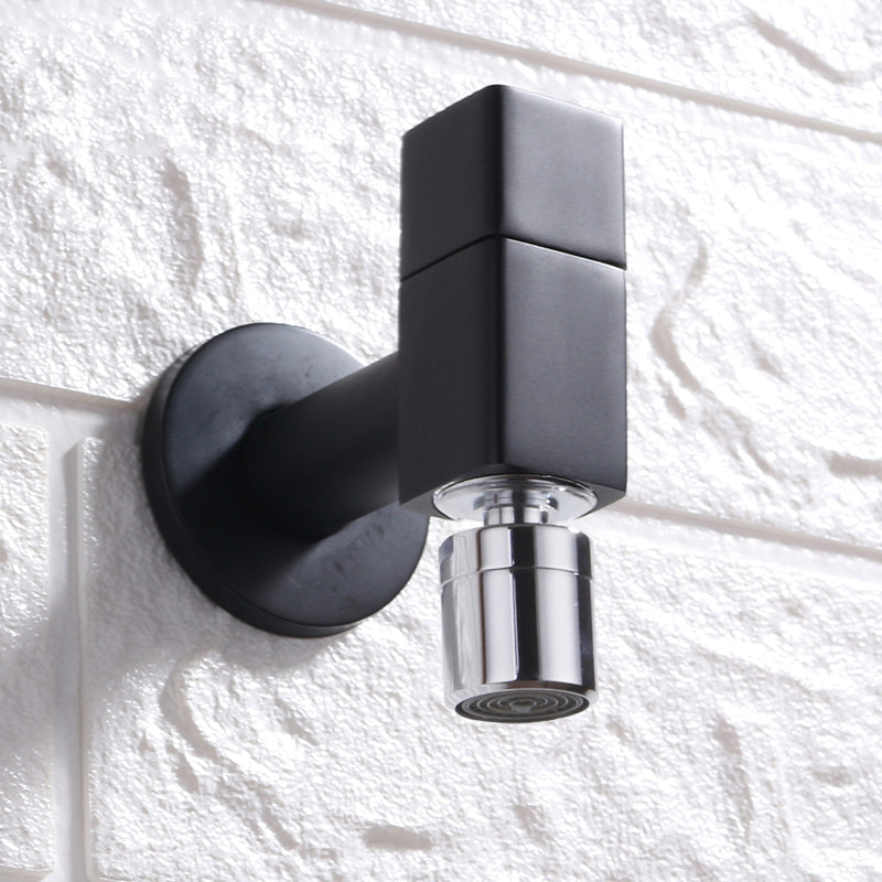 Kalsten | Contemporary Wall-Mounted Bathroom Faucet Knob Handle Solid Brass Round Faucet