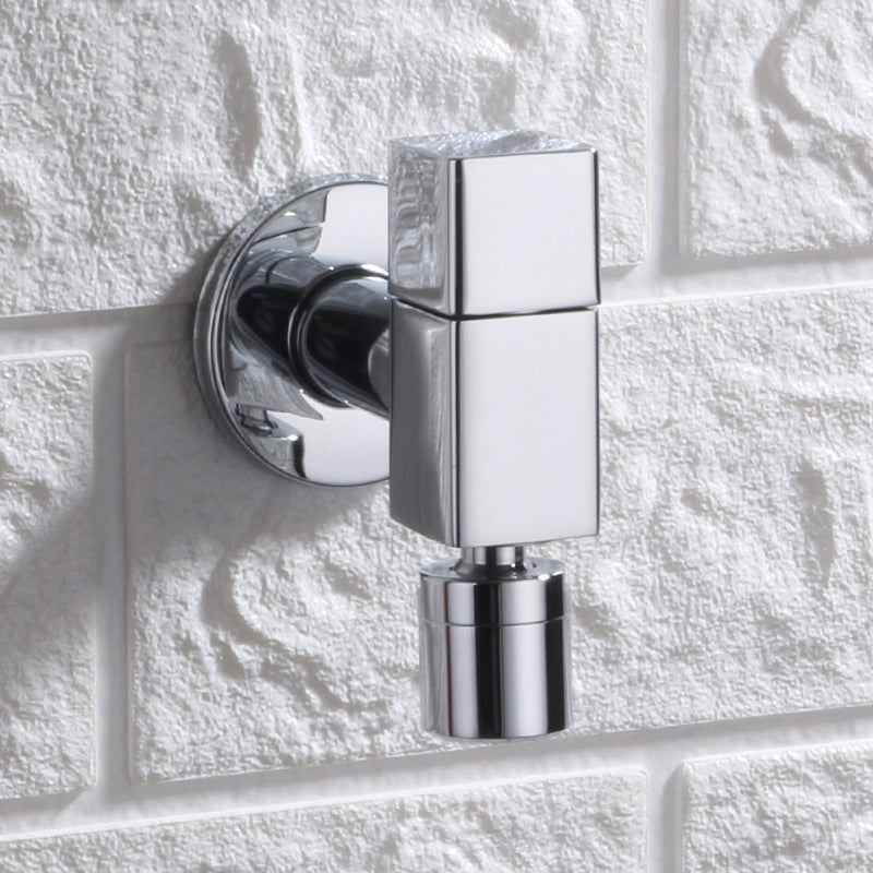 Kalsten | Contemporary Wall-Mounted Bathroom Faucet Knob Handle Solid Brass Round Faucet
