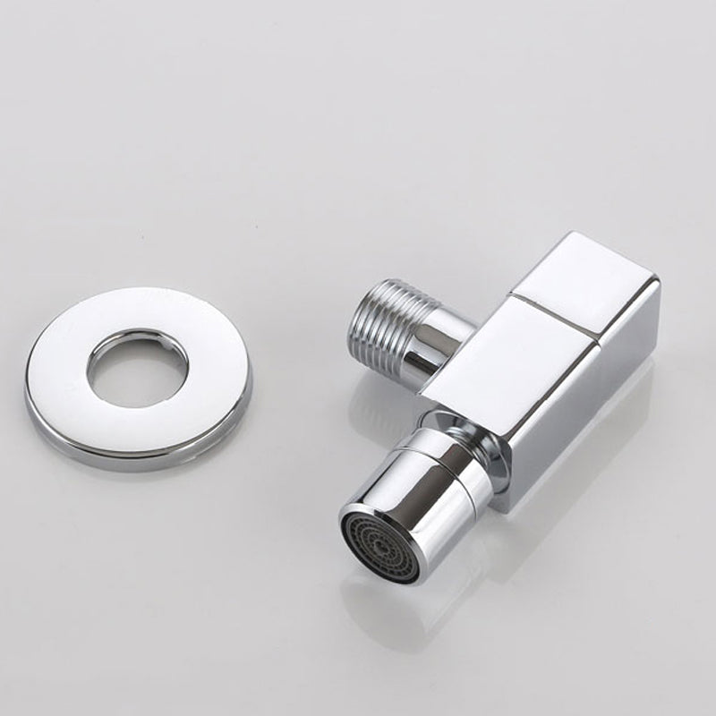 Kalsten | Contemporary Wall-Mounted Bathroom Faucet Knob Handle Solid Brass Round Faucet