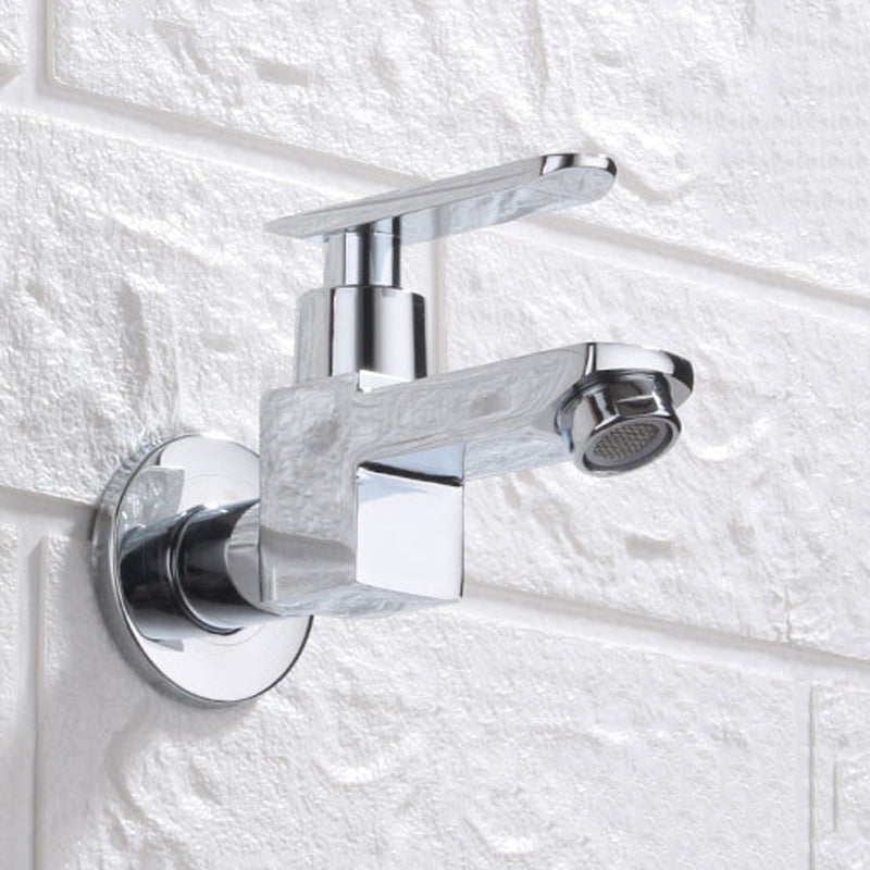 Kalsten | Contemporary Wall-Mounted Bathroom Faucet Lever Handles Solid Brass Faucet