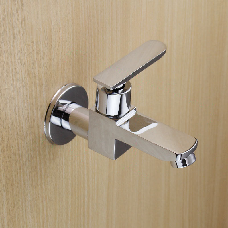 Kalsten | Contemporary Wall-Mounted Bathroom Faucet Lever Handles Solid Brass Faucet