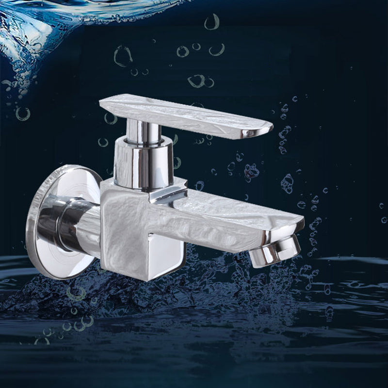 Kalsten | Contemporary Wall-Mounted Bathroom Faucet Lever Handles Solid Brass Faucet