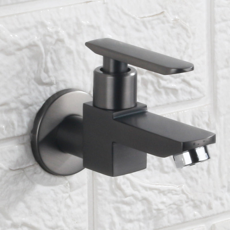 Kalsten | Contemporary Wall-Mounted Bathroom Faucet Lever Handles Solid Brass Faucet
