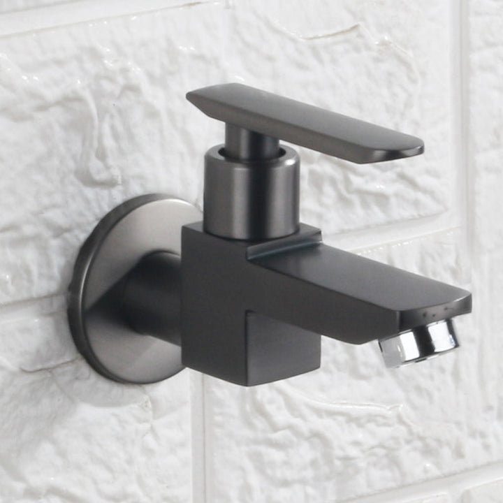 Kalsten | Contemporary Wall-Mounted Bathroom Faucet Lever Handles Solid Brass Faucet