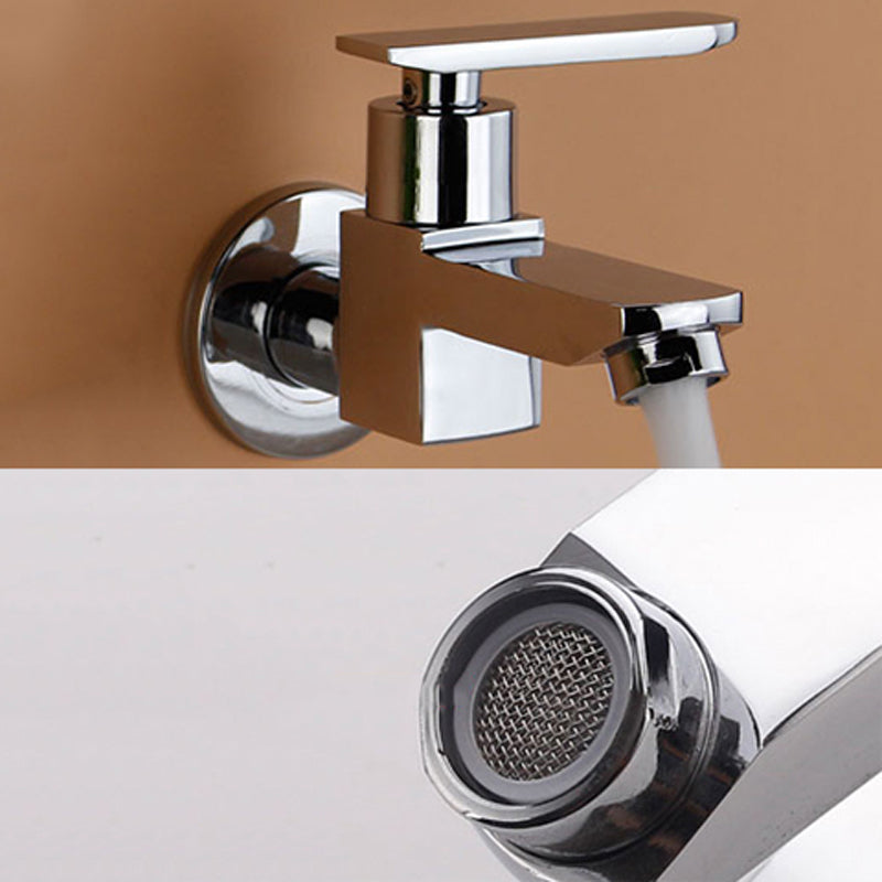 Kalsten | Contemporary Wall-Mounted Bathroom Faucet Lever Handles Solid Brass Faucet