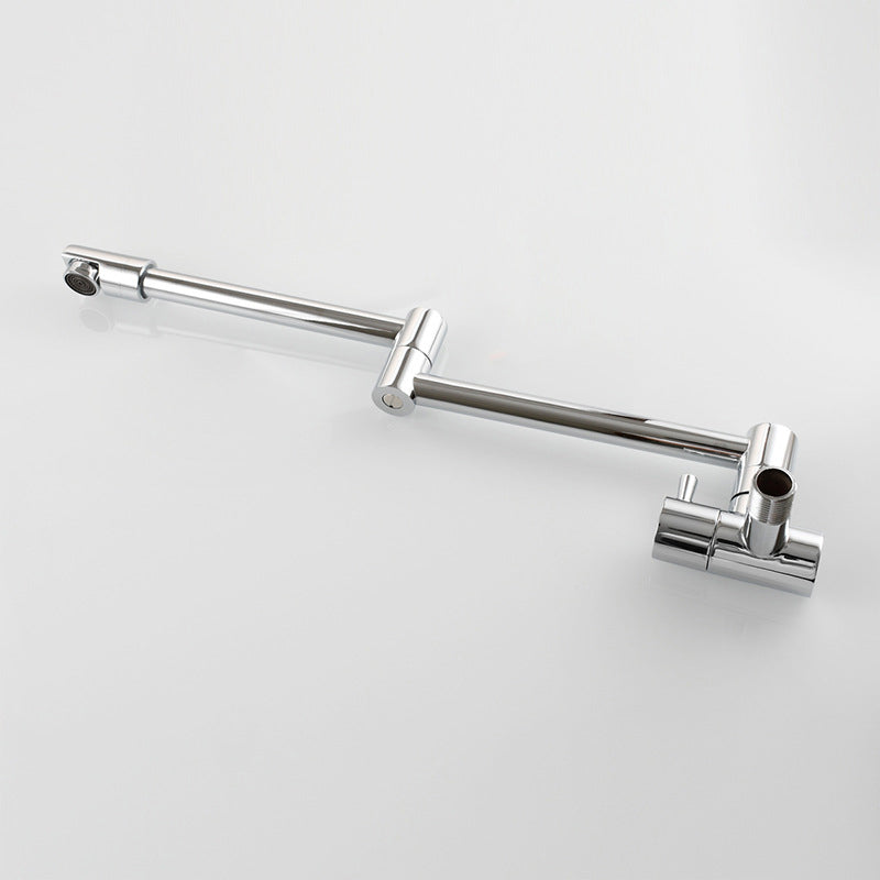 Kalsten | Modern Pull-down Faucet Single Handle Wall Mounted Pot Filler Low Profile 1-Hole Filler