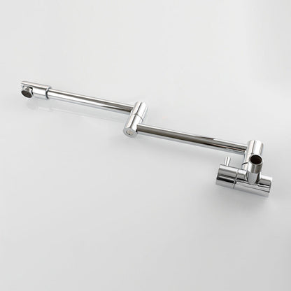 Modern Pull-Out Spout Faucet, Single-Handle, Wall-Mounted Pot Filler, Low Profile, 1-Hole Installation