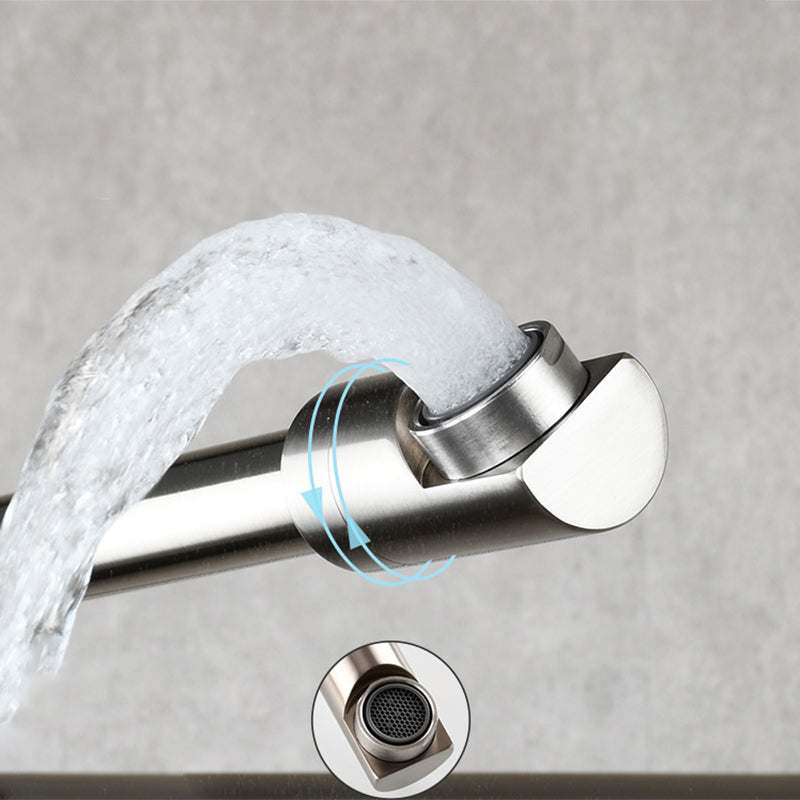 Kalsten | Modern Pull-down Faucet Single Handle Wall Mounted Pot Filler Low Profile 1-Hole Filler