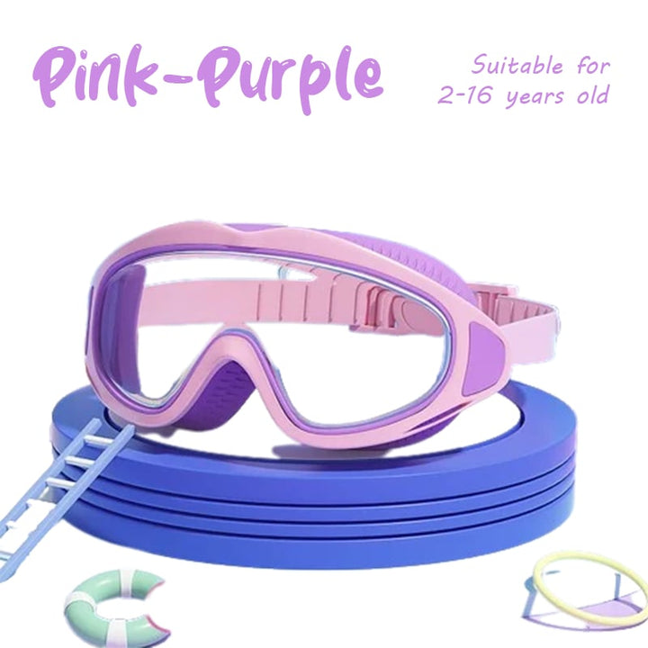 Kalsten | HD children's large frame waterproof and anti-fog swimming goggles