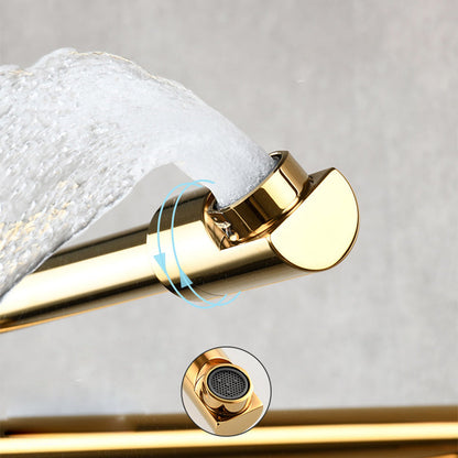 Modern Pull-Out Spout Faucet, Single-Handle, Wall-Mounted Pot Filler, Low Profile, 1-Hole Installation