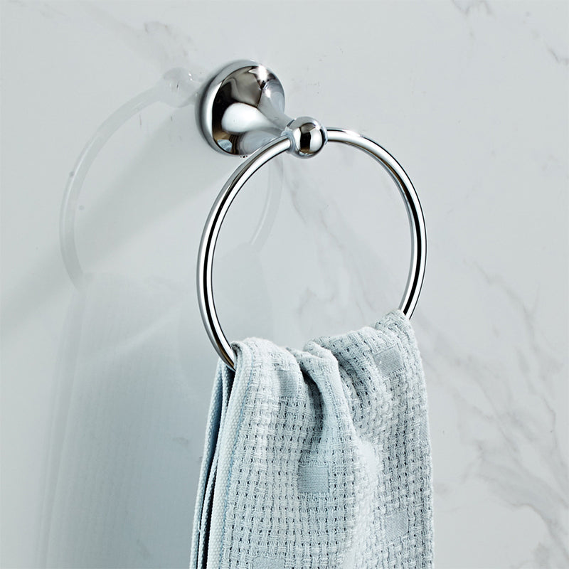 Kalsten | Metal Bathroom Set Traditional Style Chrome Bathroom Accessories Set