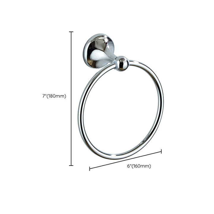 Kalsten | Metal Bathroom Set Traditional Style Chrome Bathroom Accessories Set
