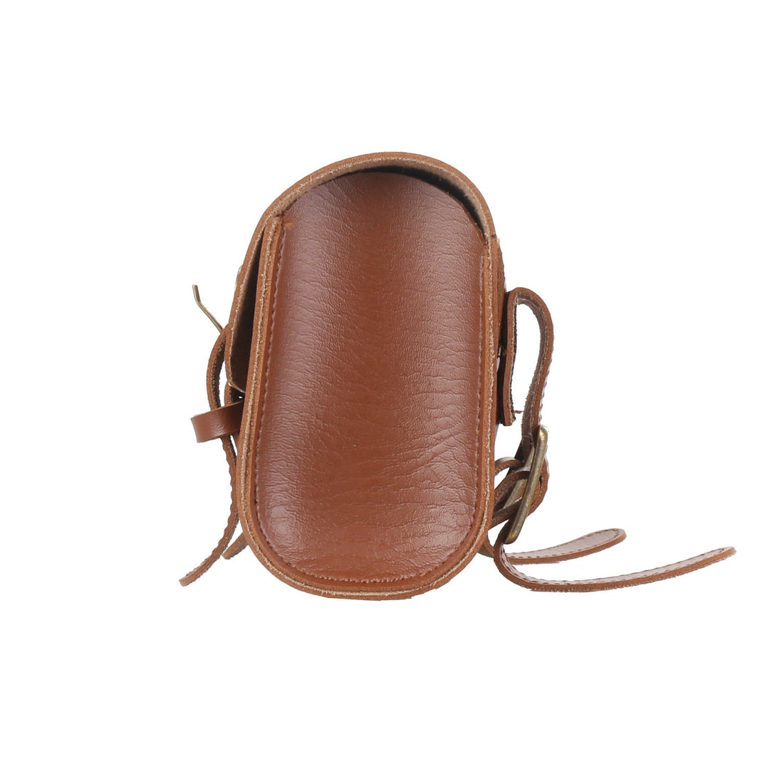 Vintage Leather Tool Roll Bike Handlebar Bag Kalsten