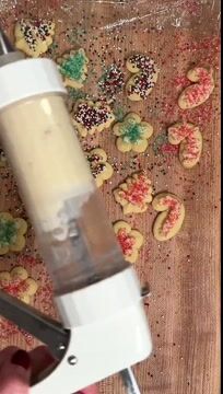 Kalsten | Cookie Press Kit | 20 Stainless Steel Discs & 4 Nozzles | Adjustable Size & Easy Clean | BakeJoy