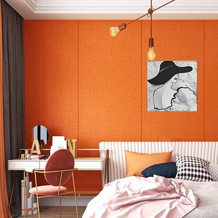 Kalsten | Acoustic wall cladding Solid color Peelable and press foam living room wall panel