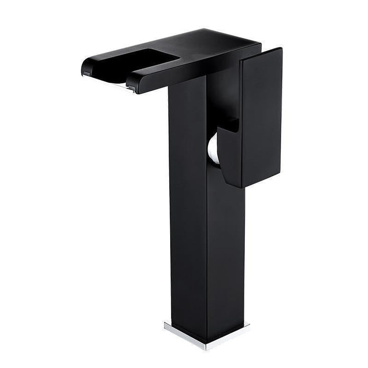 Modern Brass Faucet – LED Waterfall Mixer Valve