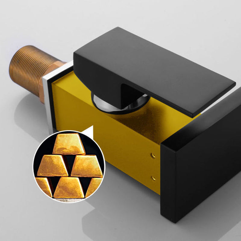 Modern Brass Faucet – LED Waterfall Mixer Valve