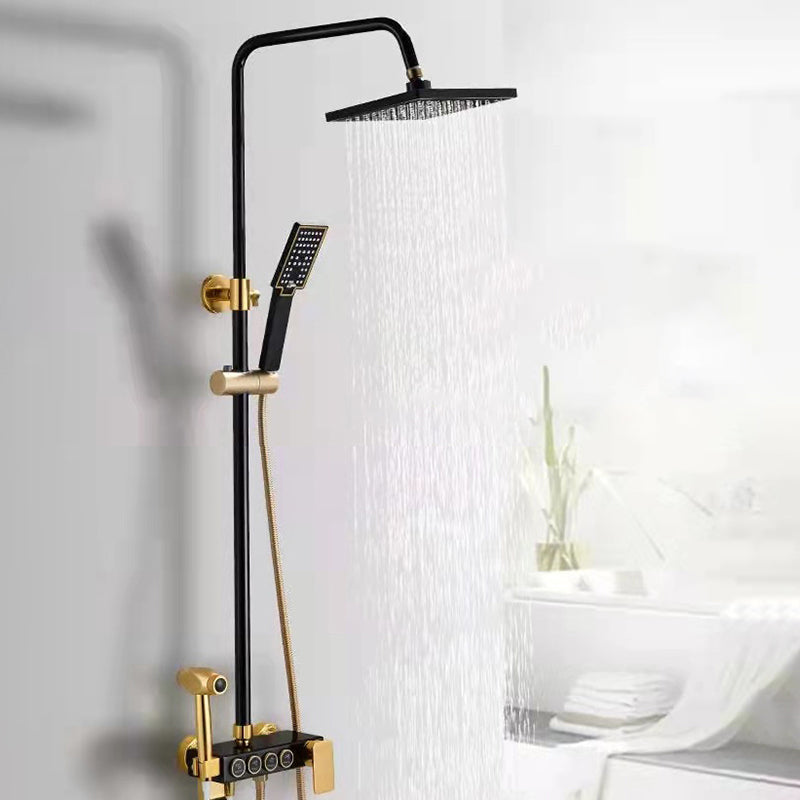 Kalsten | Modern adjustable water flow shower faucet shower arm shower system on the wall