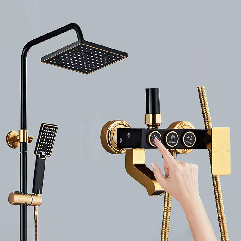 Kalsten | Modern adjustable water flow shower faucet shower arm shower system on the wall