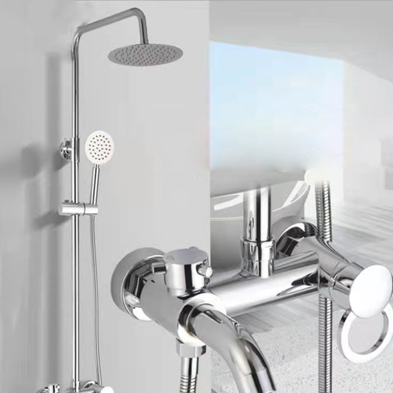Kalsten | Modern adjustable water flow shower faucet shower arm shower system on the wall