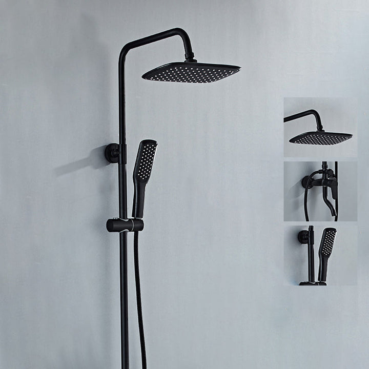 Kalsten | Modern adjustable water flow shower faucet shower arm shower system on the wall