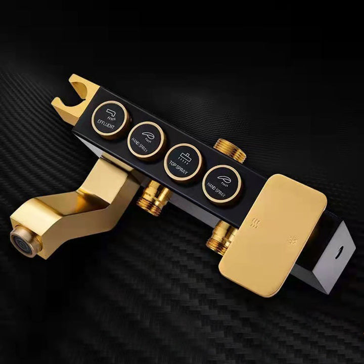 Kalsten | Modern adjustable water flow shower faucet shower arm shower system on the wall