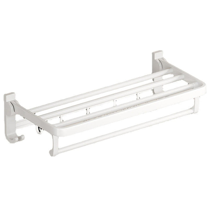 Kalsten | Modern Bathroom Hardware Set Towel Bar White Bath Shelf Bathroom Hardware Set