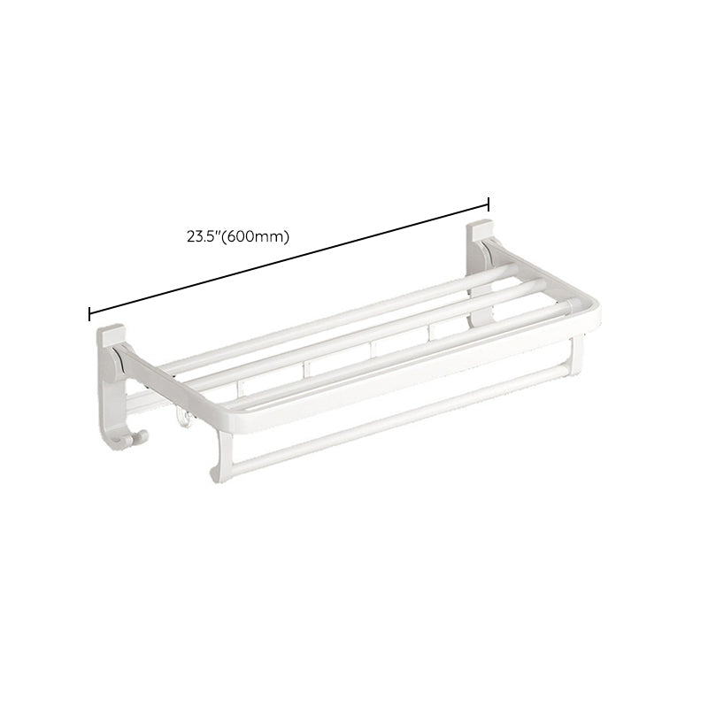 Kalsten | Modern Bathroom Hardware Set Towel Bar White Bath Shelf Bathroom Hardware Set