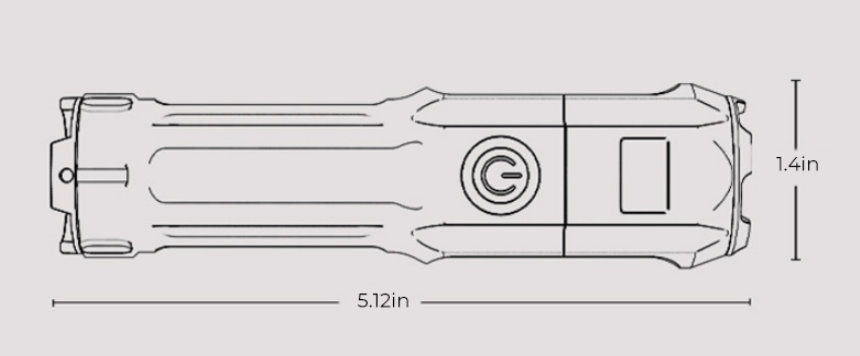 Powerful LED flashlight | Kalsten