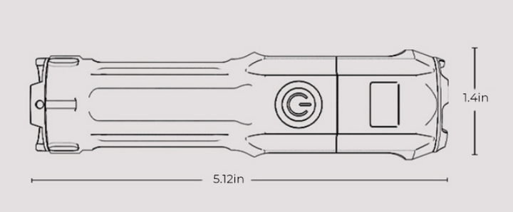 Powerful LED flashlight | Kalsten