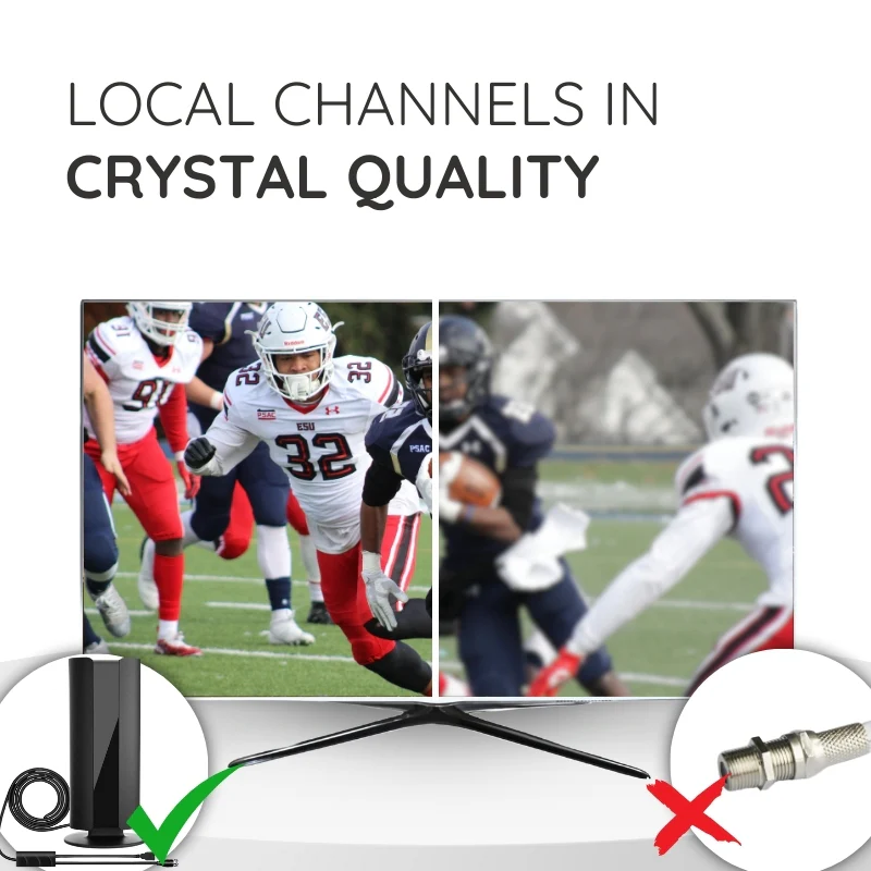 BowLift | 2025 Edition Premium Indoor Antenna - 360 Mile Range