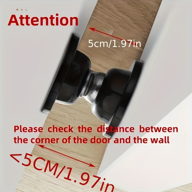 Magnetic door stopper without drilling | Kalsten