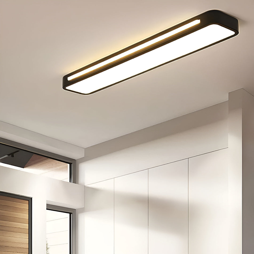 Rectangular Ceiling Light – Clear Lines & Modern Design | Perfect for Living Room and Dining Area | Kalsten