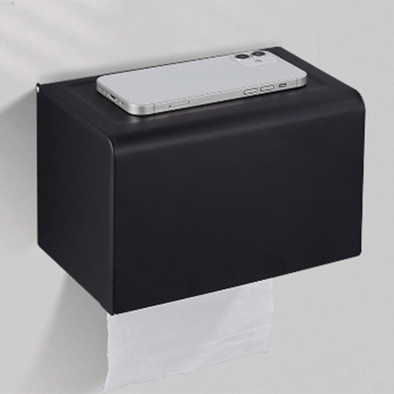 Kalsten | Modern Bathroom Accessory Set Matte Black/Grey Bathroom Shelf/Towel Holder & Paper Holder
