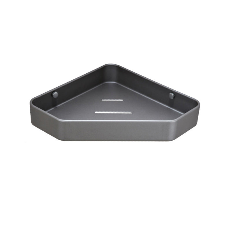 Kalsten | Modern Bathroom Accessory Set Matte Black/Grey Bathroom Shelf/Towel Holder & Paper Holder