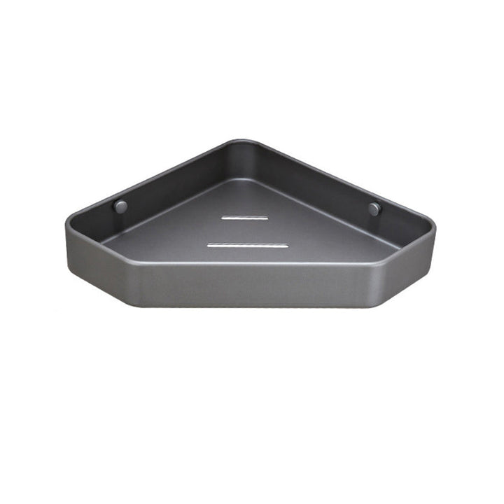 Kalsten | Modern Bathroom Accessory Set Matte Black/Grey Bathroom Shelf/Towel Holder & Paper Holder