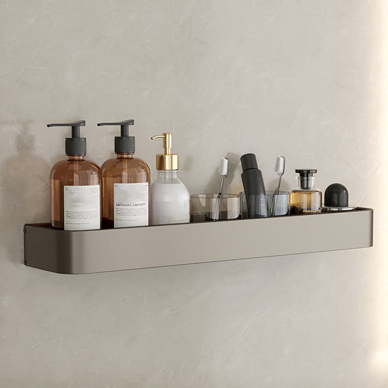 Skanto | Modern Aluminum Bathroom Accessory Set Gray Bathroom Shelf System