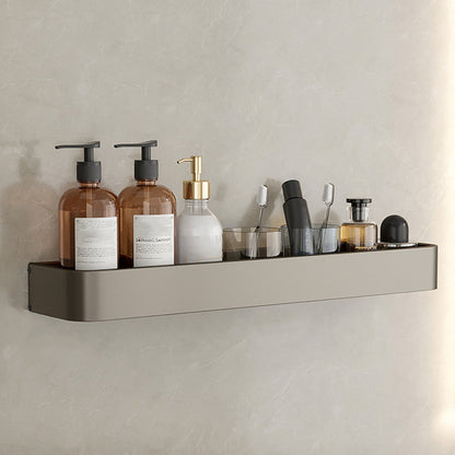 Skanto | Modern Aluminum Bathroom Accessory Set Gray Bathroom Shelf System